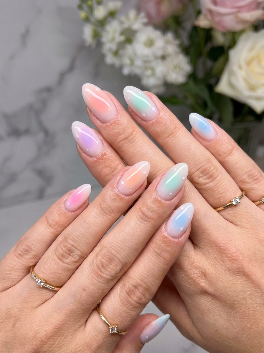 Mix-and-Match Aura Nägel